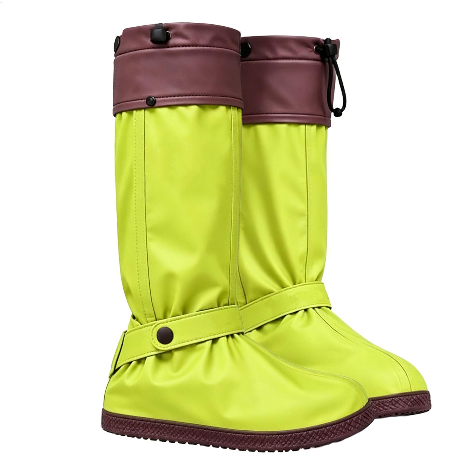 Cycling Commute Shoes - Copriscarpe impermeabili con cerniera, riutilizzabili, antiscivolo,