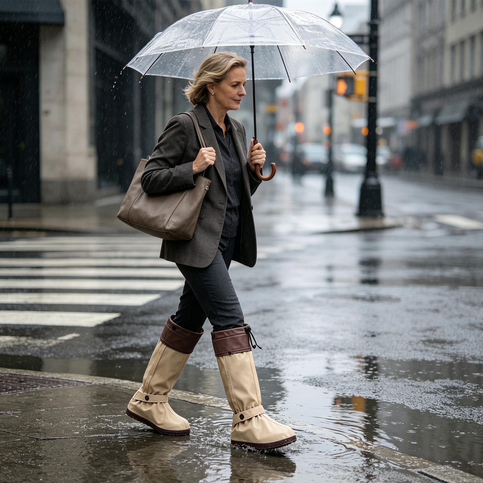 Copriscarpe antipioggia riutil - Cycling Commute In Rain recensione e prezzo